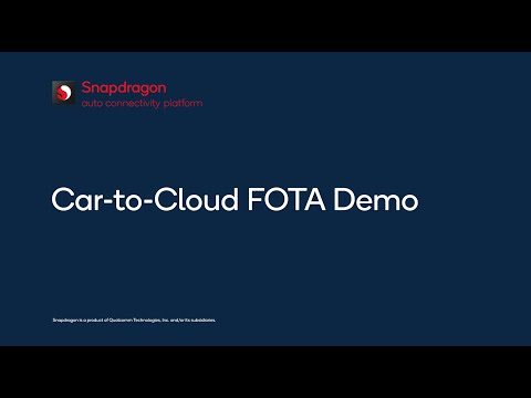 Car-to-Cloud Firmware Over The Air (FOTA) Demo