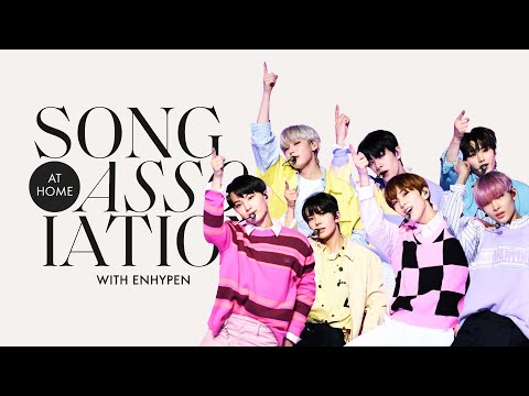ENHYPEN Sings BTS, TWICE, and "Drunk-Dazed" in a Game of Song Association | ELLE