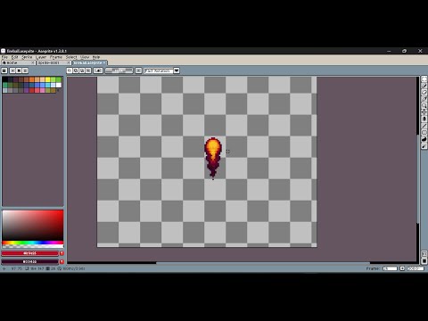 Pixelart - fireball VFX