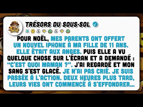 Pour Noël, Mes Parents Ont Offert Un Iphone À Ma Fille. Je L'ai Regardé Et J'ai Appelé La POLICE…
