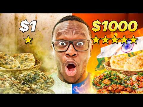$1 vs $1,000 Indian Restaurant In UK