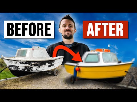 We Turned Our £150 Boat Into A Camper