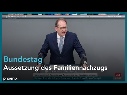 Bundestagsdebatte zur Aussetzung des Familiennachzugs am 06.06.25
