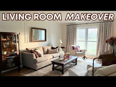 DIY Living Room Transformation | Cozy Vintage with Thrifted Decor