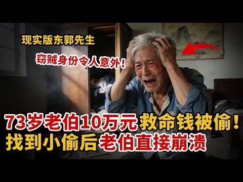 73岁老伯家中10万元救命钱不翼而飞，窃贼竟是他？老伯知道真相后直接崩溃！【中国110】#盗窃