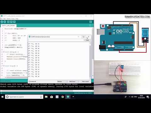 DHT11 Sensor Module with Arduino Temperature and Humidity