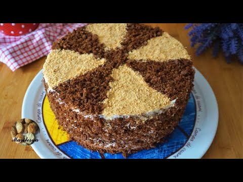 Домашний торт Сметанник День и Ночь, советские рецепты.