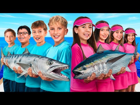 Boys vs. Girls Fishing Challenge!
