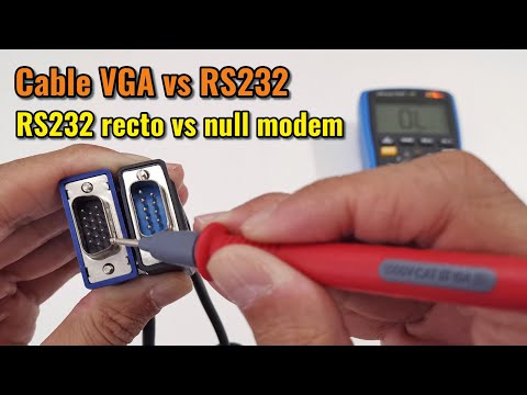 VGA vs. RS232 Cable: Uses, History, and Differences. Straight RS232 vs. Null Modem RS232 Cable