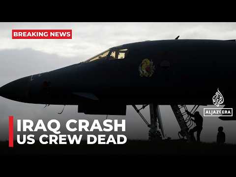 All 6 crew on US aircraft that crashed in Iraq confirmed dead: CENTCOM