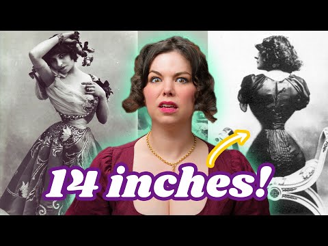 Who was the Edwardian actress with the 14-inch corseted wasp-waist? 😲
