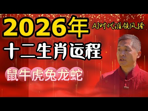 2026生肖运势下篇——属鼠冲太岁？属牛翻身年？｜马年谁最旺？谁最险？属鼠到属蛇2026运势全面揭晓！ ｜2026丙午年下六生肖运势——属鼠至属蛇全解析，冲太岁、桃花、贵人一次讲透！
