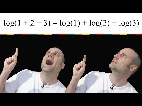 What's the story with log(1 + 2 + 3)?