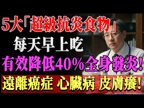 慢性發炎惹禍？5款抗炎早餐超神奇，每天吃降40%發炎，關節腸胃、皮膚全改善！