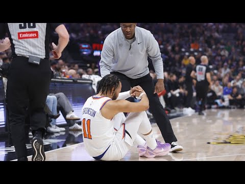 Highlights: Knicks lose Brunson in loss to Kings
