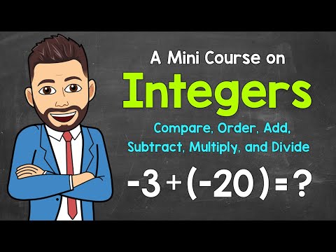 Integers | A Mini Course | Comparing, Ordering, Adding, Subtracting, Multiplying, & Dividing