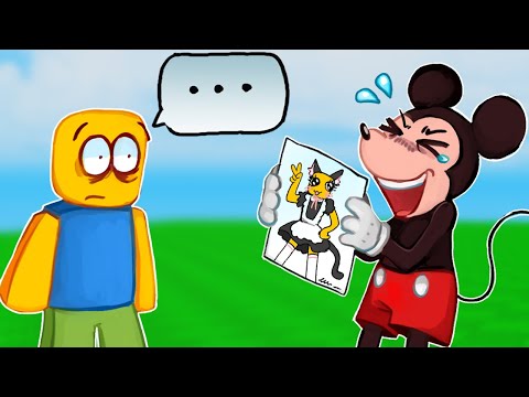 MICKEY plays ROBLOX DRAW ME 3