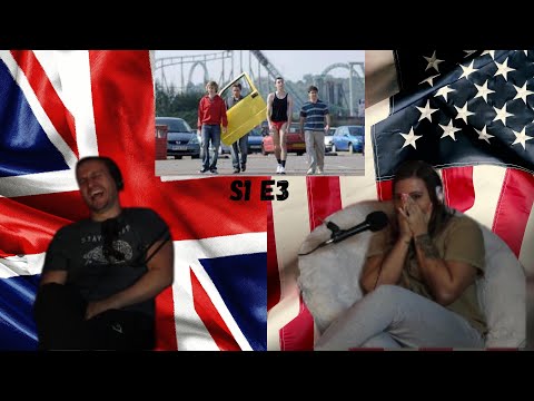 British Husband Shows American Wife The Inbetweeners | Season 1 Episode 3 REACTION