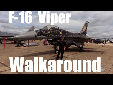 F-16 Viper Walkaround Maj Garret Schmitz