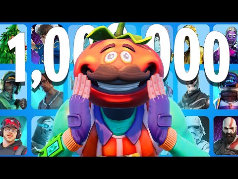 Revealing My 1,000,000 VBucks Fortnite Locker