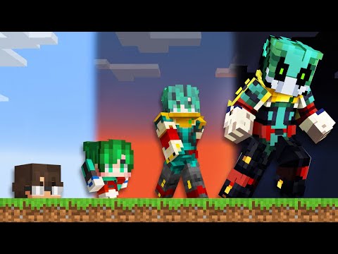 Upgrading Deku Into a GOD in My Hero Academia Minecraft