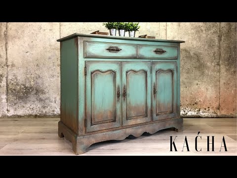Creating a Rustic Aged look Painting Furniture with Chalk Paint