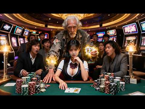 Mocked slovenly old man is gambling god!daughter insulted,he beat entire casino in just 3s