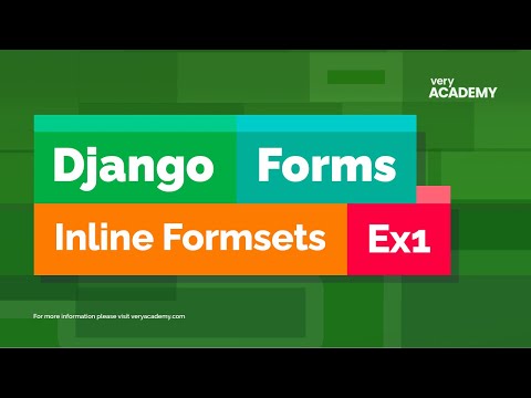 Python Django - Build Inline Formsets (with CBV's) Example 1
