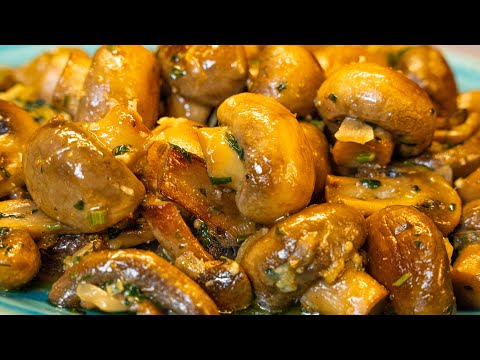Жареные шампиньоны. Лучшие шампиньоны в вашей жизни!