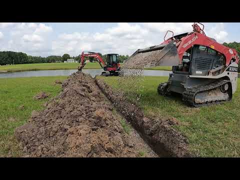 Installing A French Drain And Catch Basin