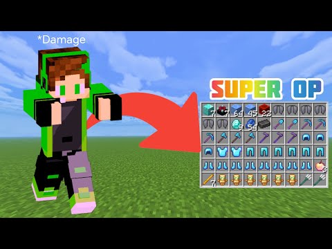 Minecraft, But Taking Damage Gives You Super OP Loot 