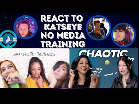 React to Katseye "No Media Training" videos by yslblinkie and meoweye