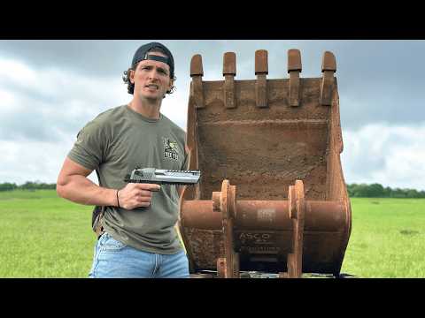 Can an Excavator Bucket Stop a 50 Cal Sniper Rifle?