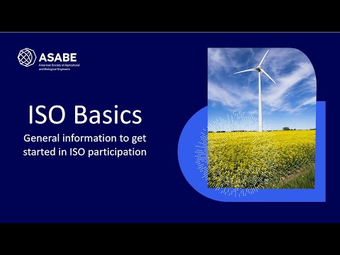 US TAG TC 347 ISO training