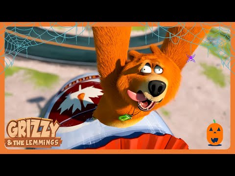 Grizzy & Les Lemmings - 🎃 Tour en hélicoptère 🎃 | WildBrain Enfants | Grizzy & The Lemmings