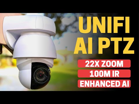 Unifi AI PTZ Industrial - 22x zoom, 100m IR, endless pan, secret llama cam