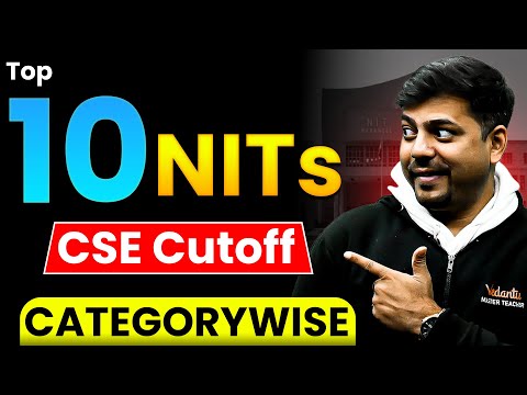 Cut-Offs for CSE in Top NITs (Category Wise)🔥 | JEE 2026 | Harsh Sir