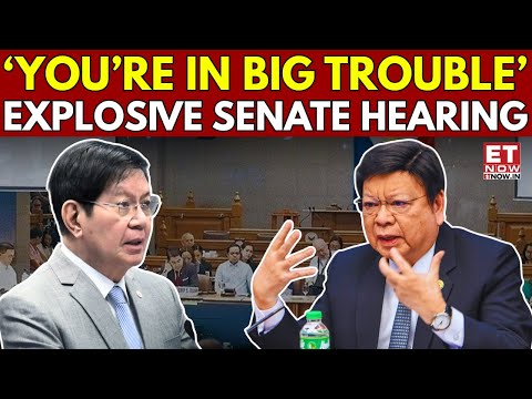 Philippine Senate Live: Marcoleta GRILLED In Explosive Flood Control Hearing! | ET Now | Latest News