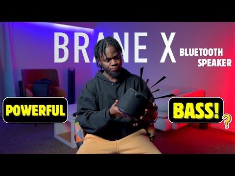 The Bassiest Portable Bluetooth Speaker - Brane X