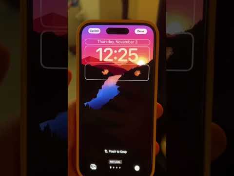 Turn on lock screen pets on iOS 16
