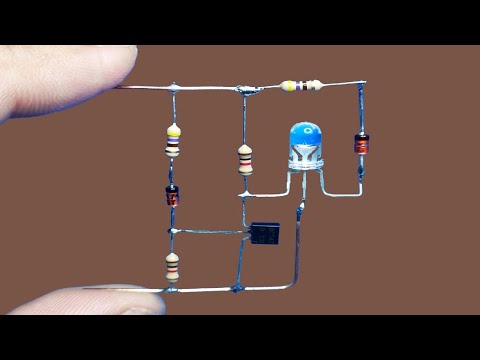How To Make 12 Volt Battery Level Indicator - With BC547