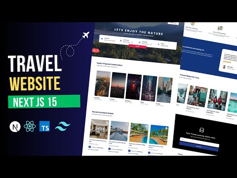 Build & Deploy a Modern Travel Website with Next JS 15, TypeScript, and Tailwind CSS