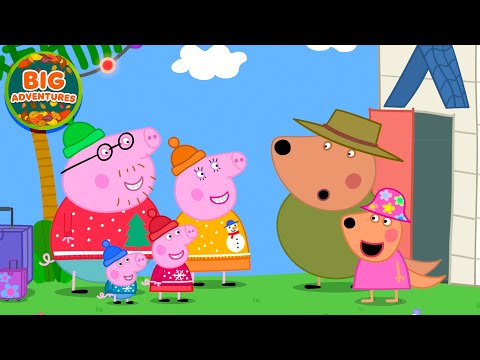 Peppa Pig Visits Kylie for a BIG Christmas Adventure!🎄Holiday Mini Movie | Full Episodes | 20 Mins