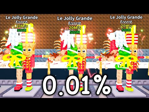 WORLDS FIRST To Get NEW LIMITED CHRISTMAS Secret In Roblox Steal a Brainrot!