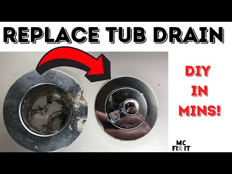 Bathtub Drain and Overflow Plate Removal and Replacement (Complete Guide)
