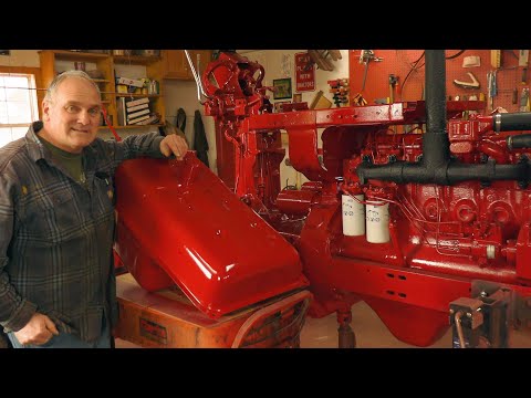 Installing the Fuel Tank and Finishing Linkages | Farmall 856 Restoration Episode 18