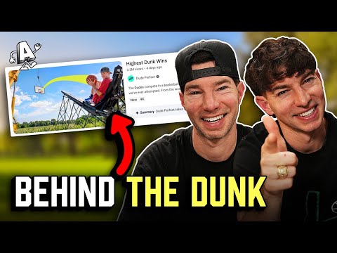 DUDE PERFECT BTS: Highest Dunk Wins