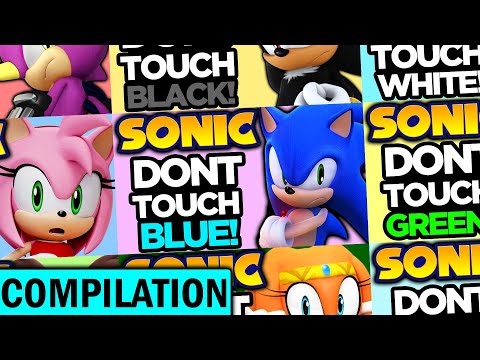 EVERY SONIC GAME: Don't Touch Colors Compilation!