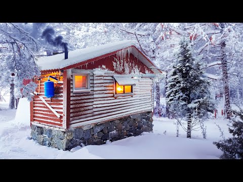 Restoring a Tiny Cabin at -20°C  1 Year in the Snowy Wilderness