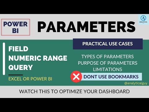 Parameters in Power BI Dashboard | Power Query Editor | Types of Parameters | Practical Case Studies
